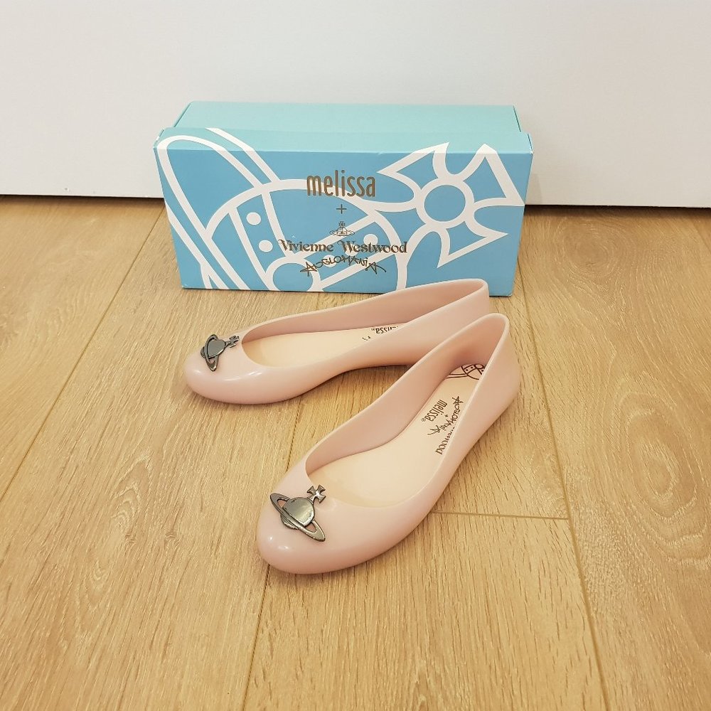 Vivienne Westwood Melissa Anglomania Orb Flats Size 7 (fits like size 8)